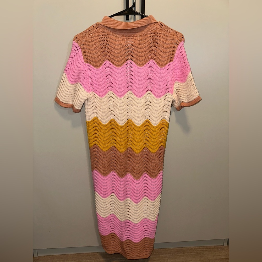 Heartloom Colorful Knit Button-Up Dress Cover up size XS - Picture 6 of 6